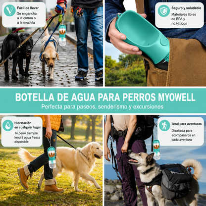 Botella Antiderrames para Paseos sin Sed