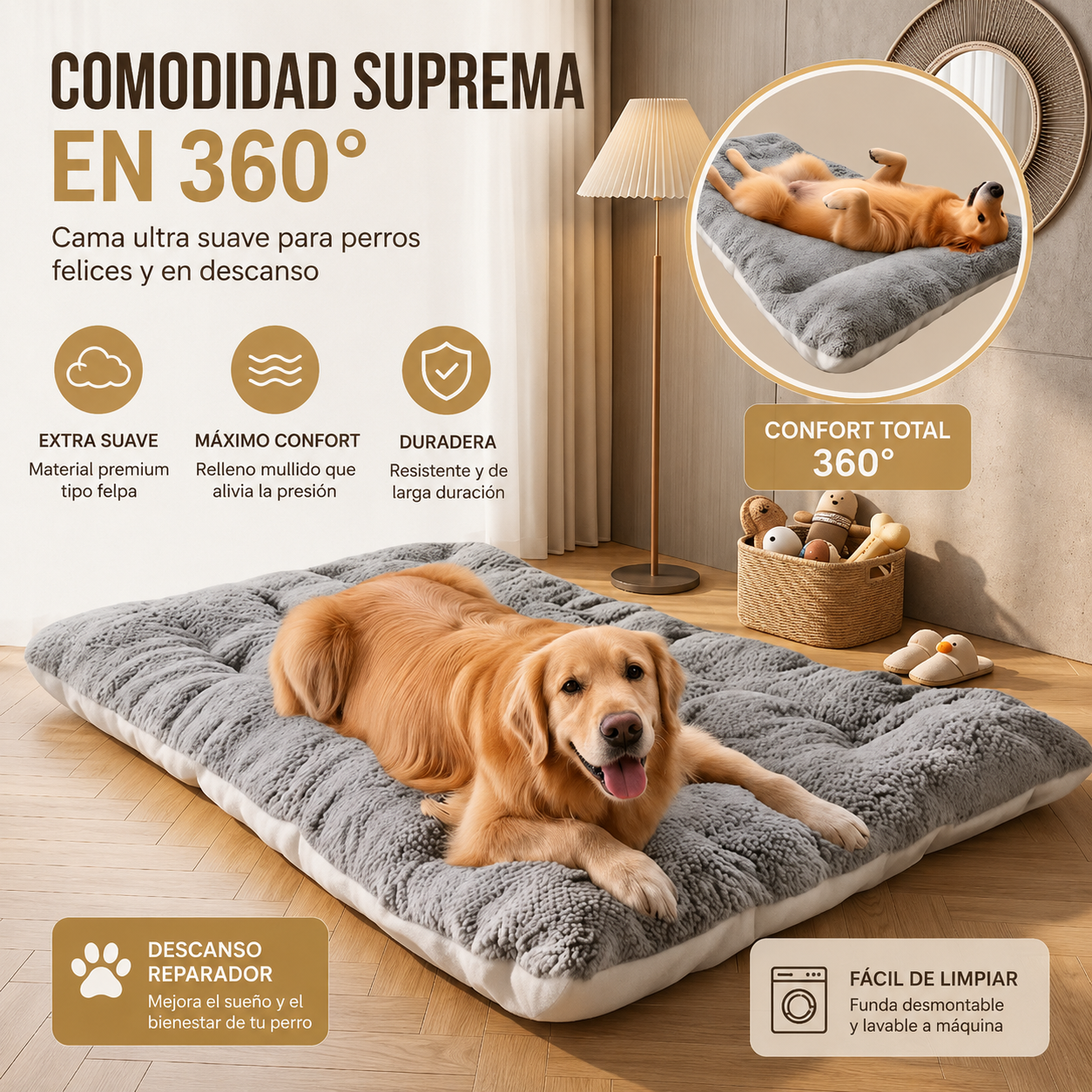 Cama Antiestrés para Mejor Descanso