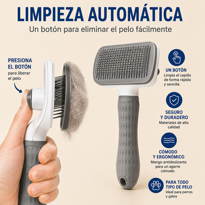 Cepillo Autolimpiable Quitapelos