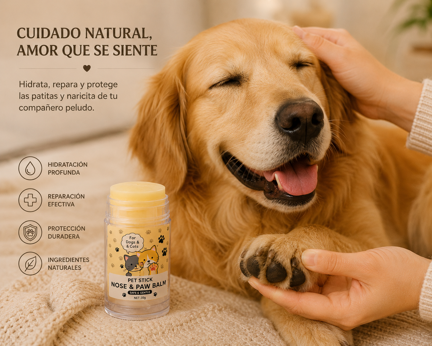 Bálsamo Reparador para Patas y Nariz