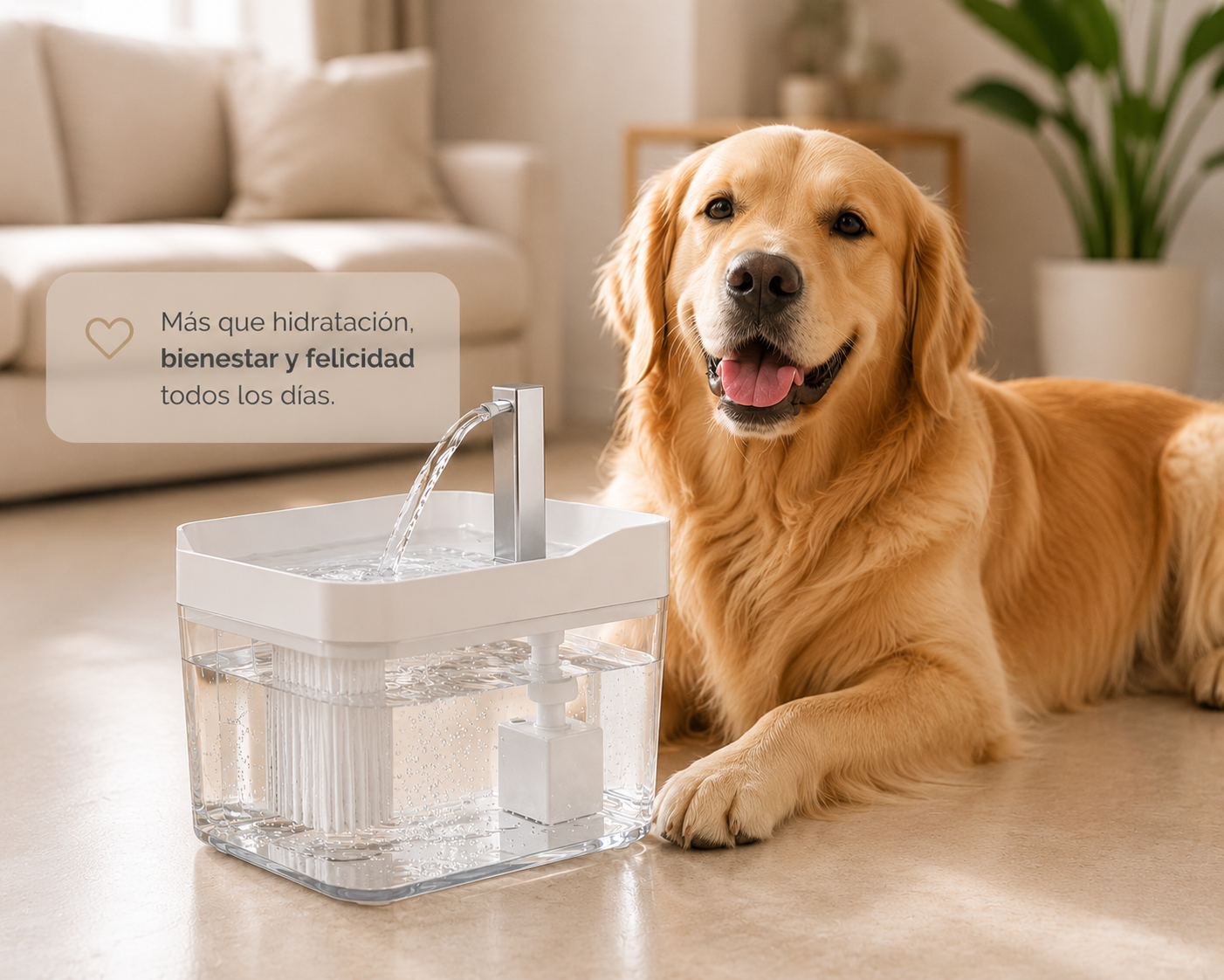 Fuente de Agua Premium para Mascotas