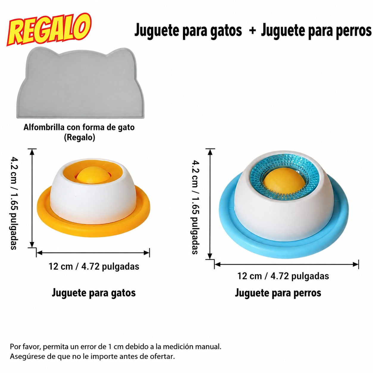 Juguete anti ansiedad para mascotas